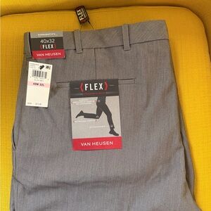 Van Heusen Charcoal Flex Trousers